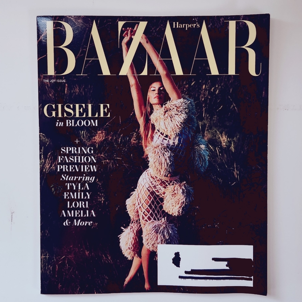 🍭7/$15 Harper's Bazaar Magazine February 2024 Gisele Bundchen